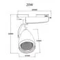 Светодиодный трековый светильник SV-H200101 20 Вт