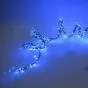 Светодиодная гирлянда Капелька 2, 2 метра 350 LED синий 