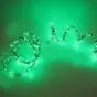 Светодиодная гирлянда Капелька 3 метра 700 LED зеленый